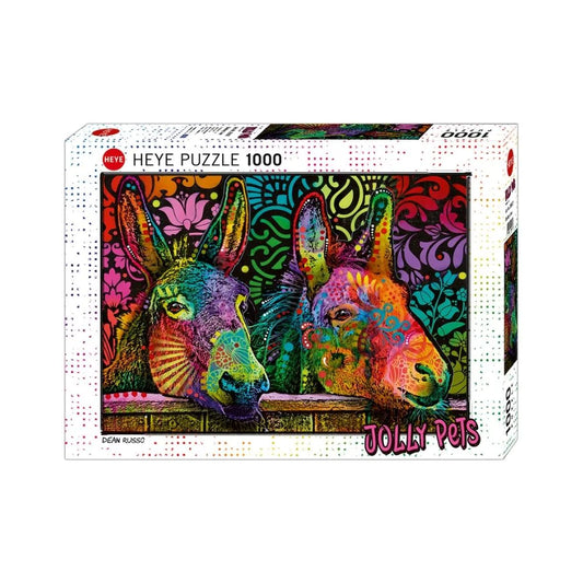 jolly pets- donkey love- heye 1000pc puzzle