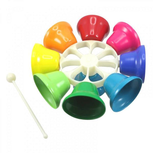 rainbow spinning bells