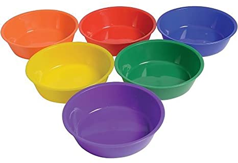 sponge and sorting bowls