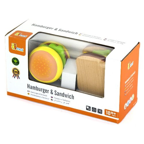 hamburger and sandwich set