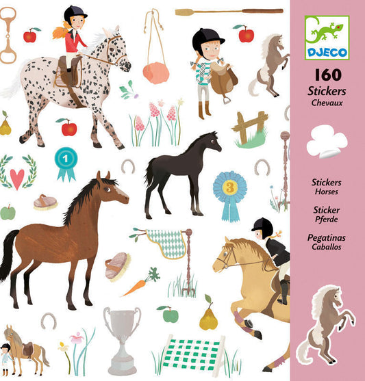 Djeco - horse stickers