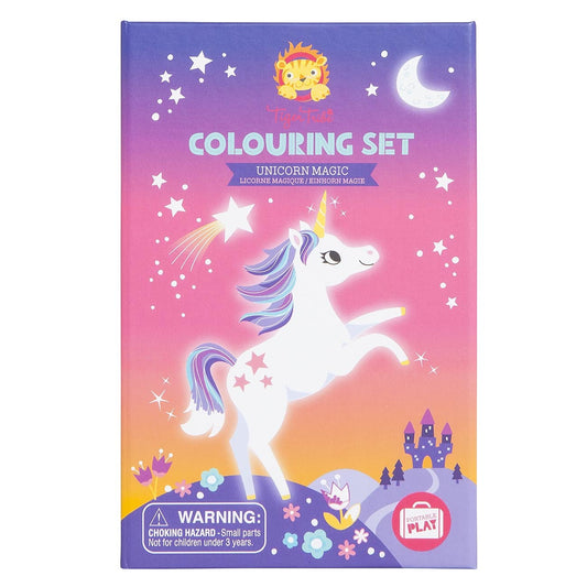 colouring set - unicorn magic