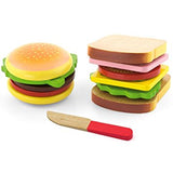 hamburger and sandwich set