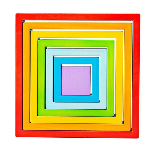 wooden stacking squares