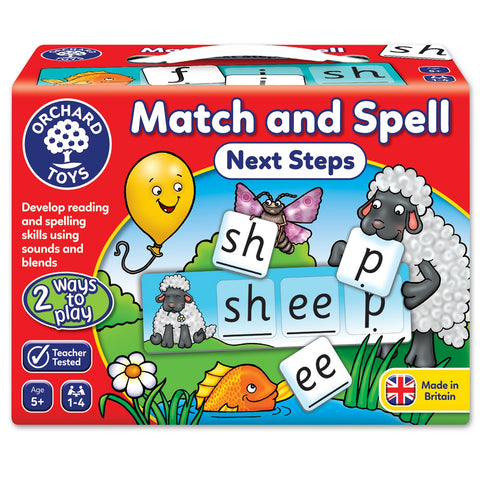 match and spell - next steps