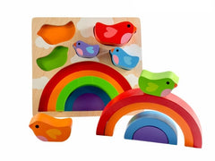 Bird and Rainbow Puzzle