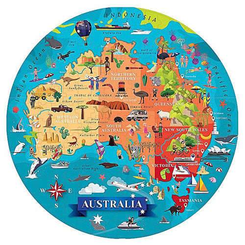 travel learn & explore  - Australia puzzle