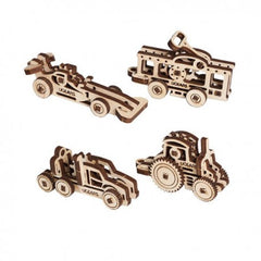 ugears fidgets - vehicles