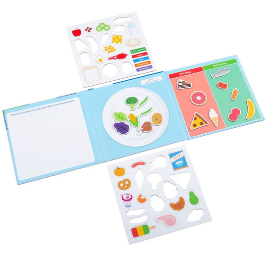 magnetic book - food groups