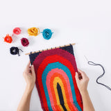 sozo - rainbow wall art needlepoint kit