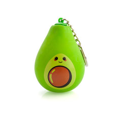 stress avocado keychain