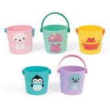 bath buckets ocean set of 5