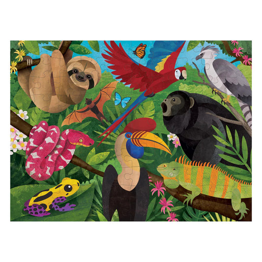 rainforest double sided 100pc puzzle