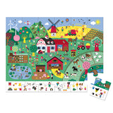 janod - observation farm puzzle 24pc