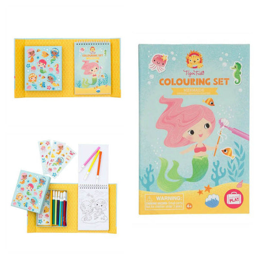 colouring set - mermaids