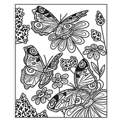 magic water painting - butterflies