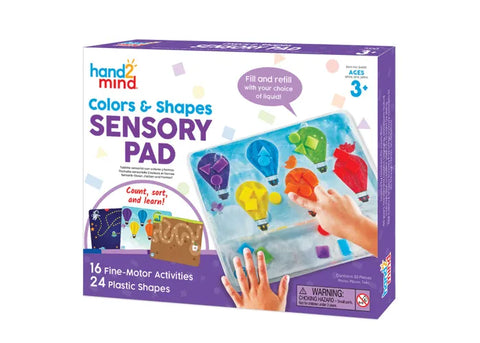 hand 2 mind colour & shapes sensory pad