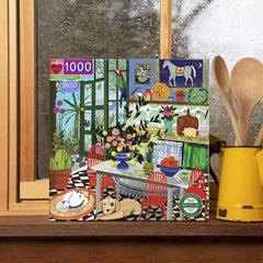 green kitchen 1000pc puzzle