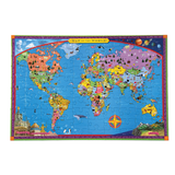 world map - 100 pc