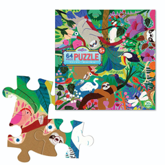 sloth at play 64 pc puzzle