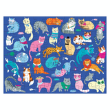 cats & dogs double sided 100pc puzzle