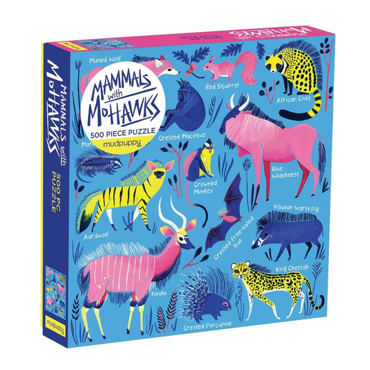 Mammals with Mohawks 500pc puzzle