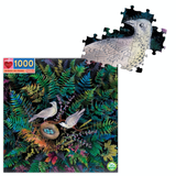 birds in fern 1000pc puzzle