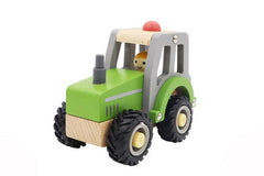 wooden tractor toy