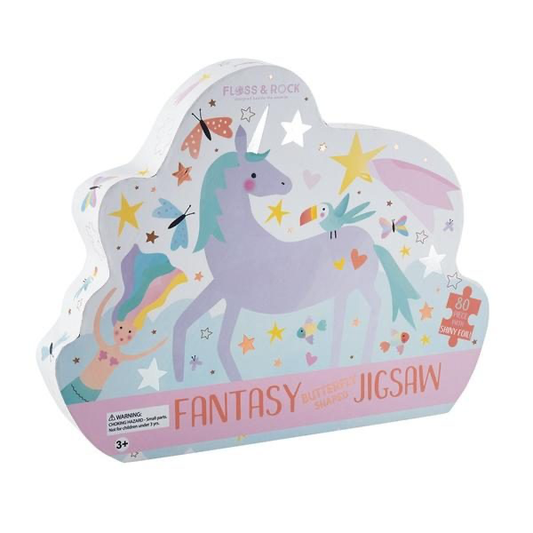 fantasy butterfly shaped jigsaw 80pc