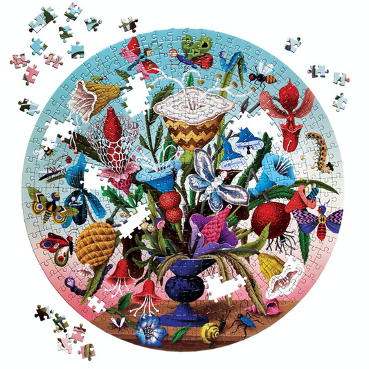 crazy bug bouquet 500pc puzzle