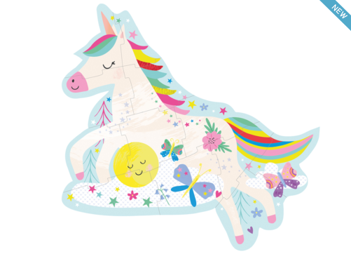 Rainbow Unicorn 12pc puzzle