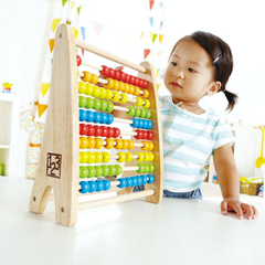 hape - rainbow bead abacus