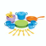 green toys - cookware dining set 27pc