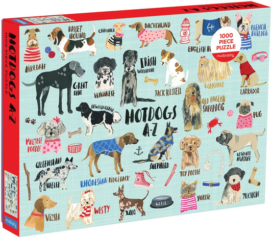 hotdogs A-Z 1000pc puzzle