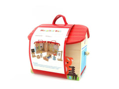 Wooden play set- hospital