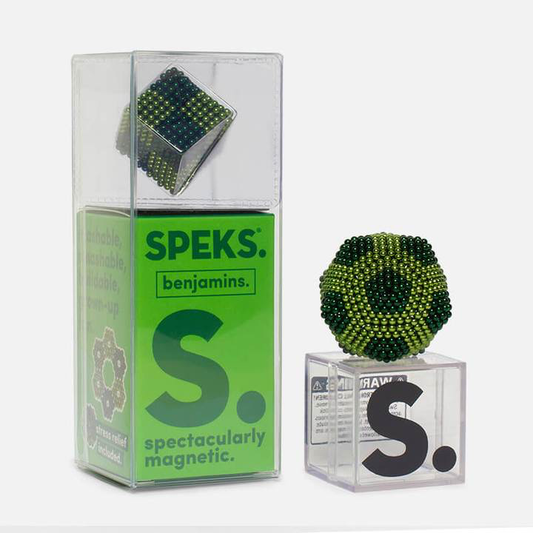 speks two tone *warning magnetic + choking hazard* 14 yrs+