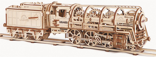 ugears - locomotive with tender