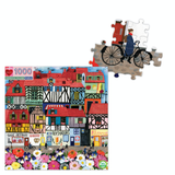 whimsical village 1000pc puzzle