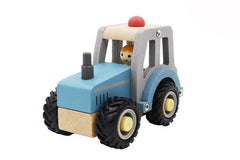 wooden tractor toy