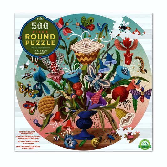 crazy bug bouquet 500pc puzzle