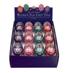 Russian egg tin assorted