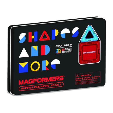 magformers shapes and more 33 set